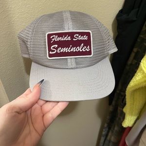 Florida state Seminole trucker hat